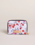 Oyster factory floral mini wallet