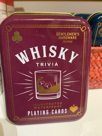 Whiskey playing cards