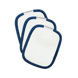 Navy reusable makeup removers - pack of 3