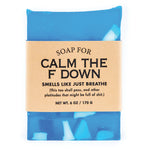 Calm f down soap