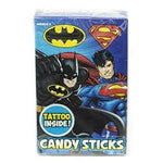 Batman/Superman Candy Sticks