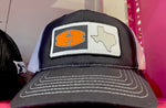 Rockin H/Texas blk/white hat