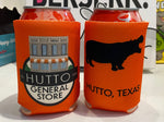 Texas Orange HGS koozie