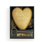 Hello sunshine art heart
