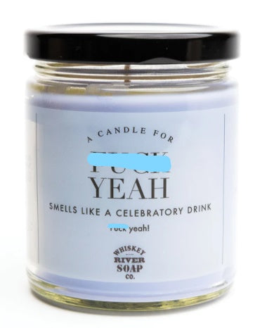F Yeah Candle