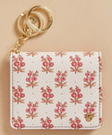 card keychain pink house french